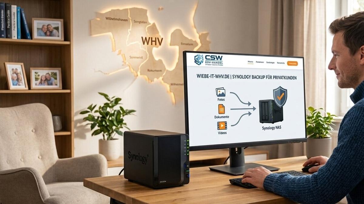 Datensicherung mit Synology NAS – Partner Wiebe IT aus Wilhelmshaven